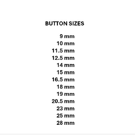 Button Sizes
